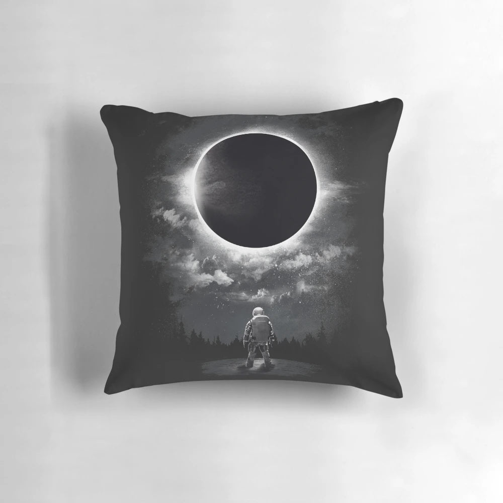 ECLIPSE Cosmic Pillow with moon, stars, and celestial elements