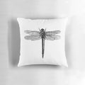Decorative dragonfly-themed pillow for nature-inspired home decor