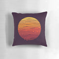 Eco-friendly 'Heat Wave' Pillow featuring a melting, dripping design by The Paper Crane