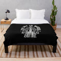 Plush metal band blanket featuring Thy Art is Murder artwork