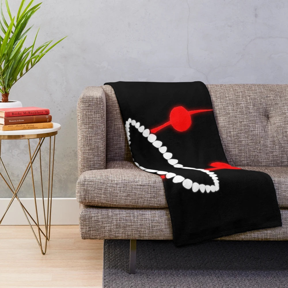 Cozy plush blanket featuring Guilty Gear's iconic character Sol Badguy
