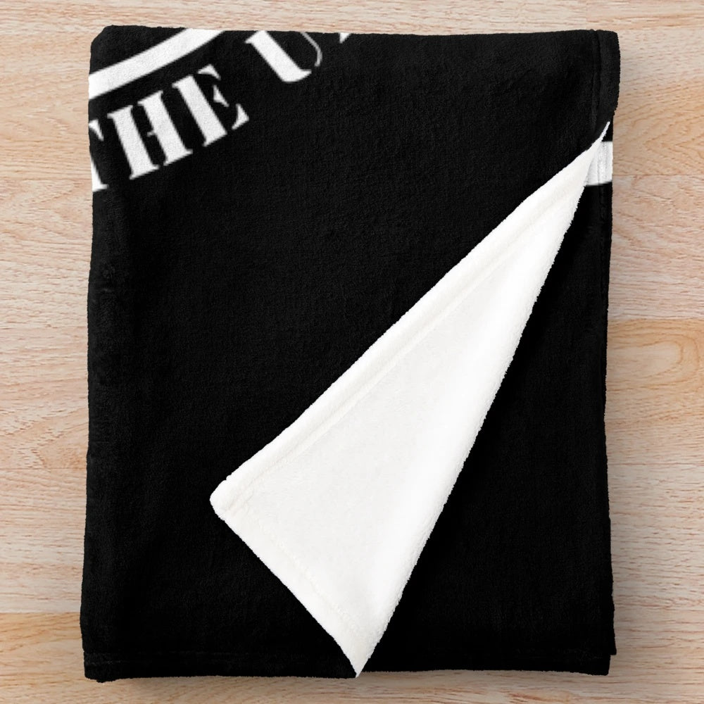 Punk-inspired plush blanket featuring the "Conflict - The Ungovernable Force" design