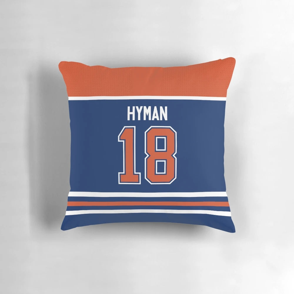 Zach Hyman Edmonton Oilers hockey jersey phone case pillow for sports fans