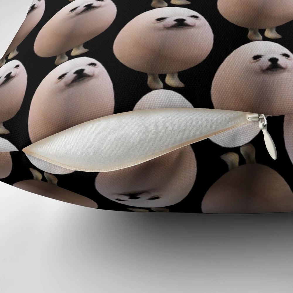 Eggdog-inspired plush pillow featuring the iconic eggdog character from the Steam Workshop