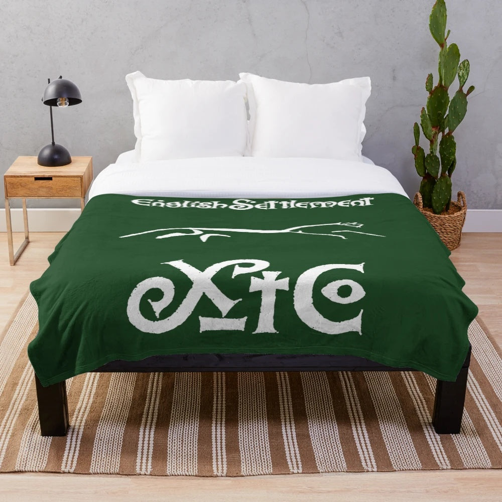 Eighties XTC English Settlement Plush Blanket