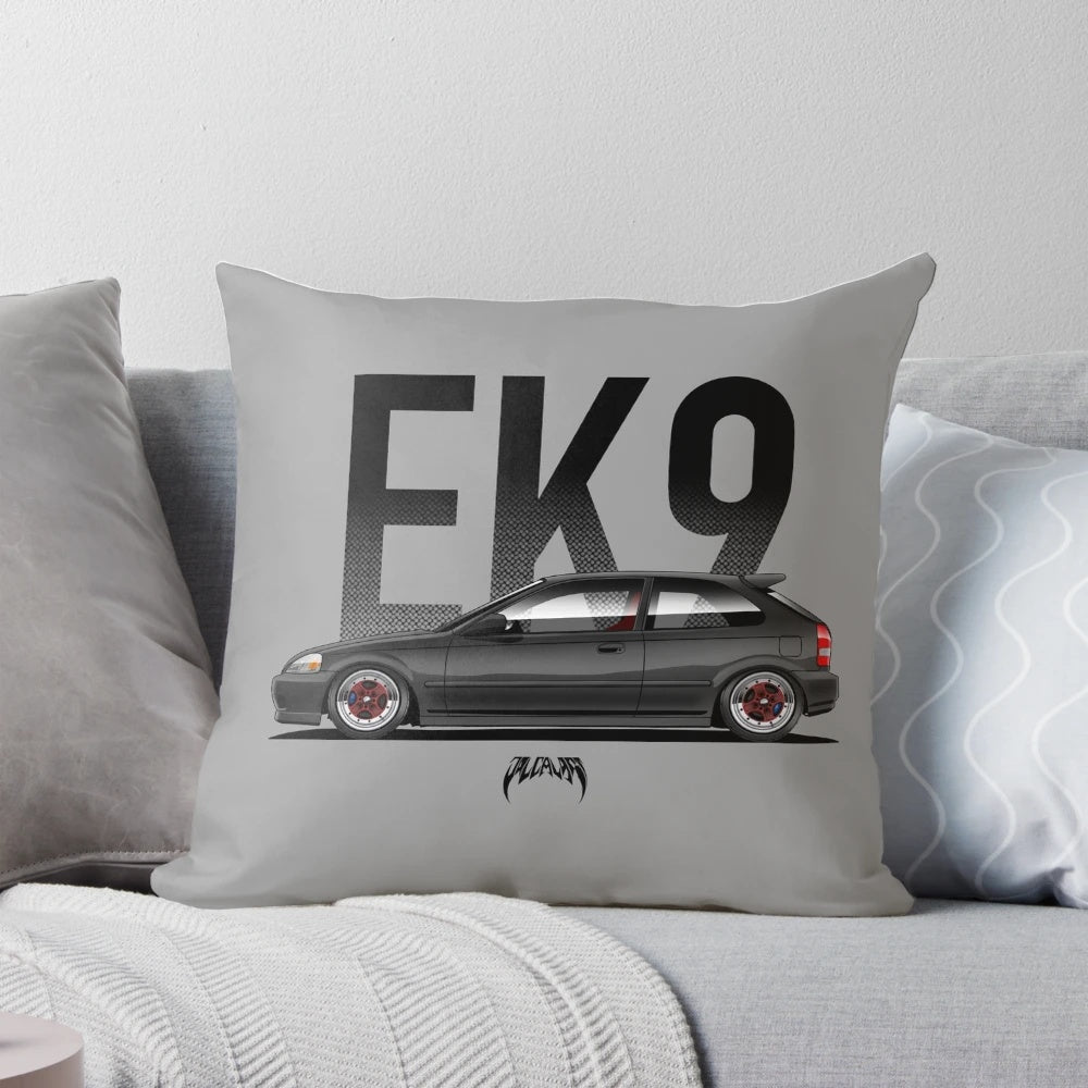 EK Civic Black Pillow - Comfortable and stylish headrest for Honda Civic enthusiasts