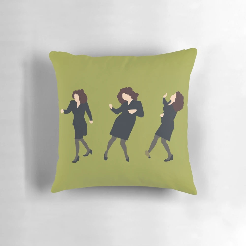 Elaine Dancing Pillow - Seinfeld Minimalist Design