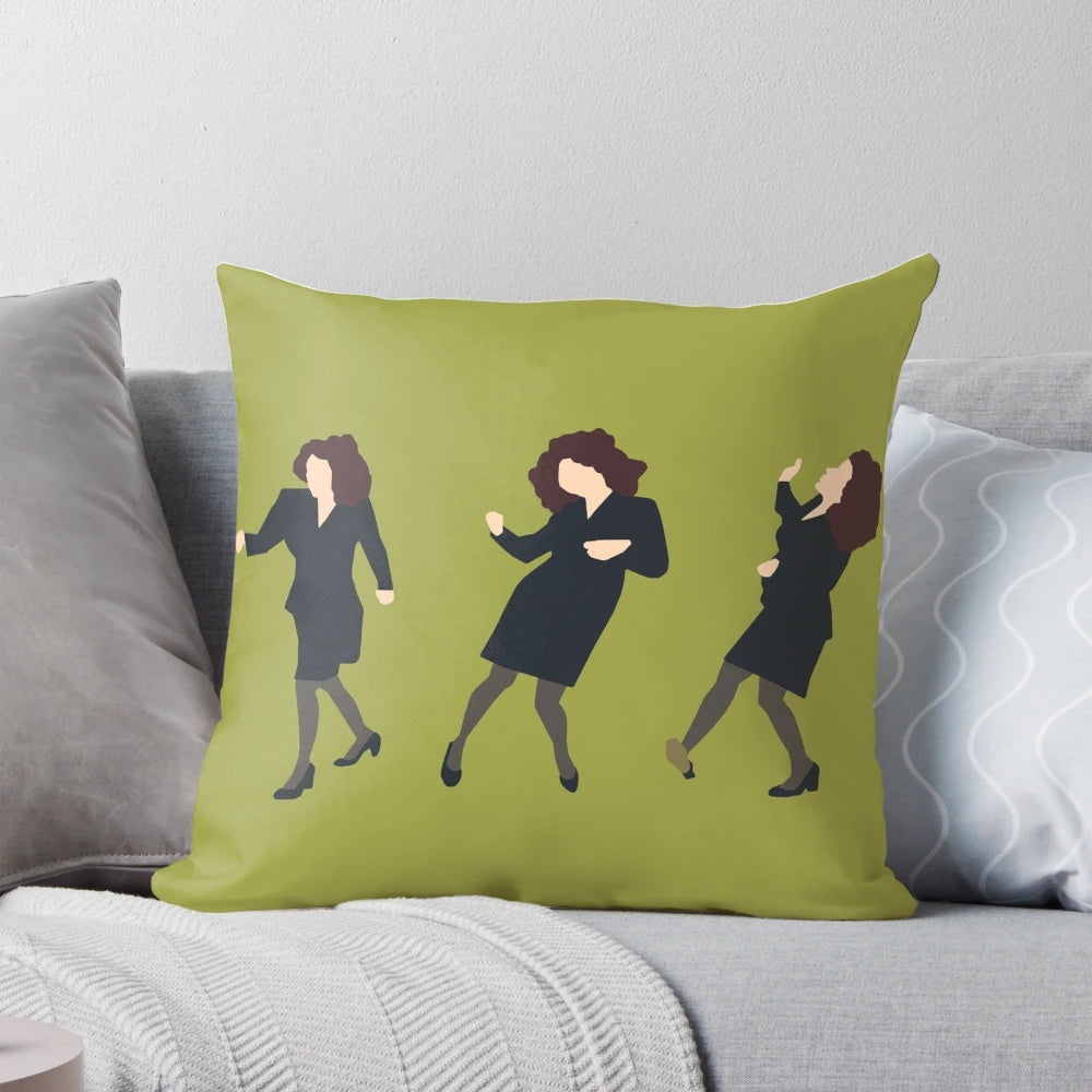Elaine Dancing Pillow - Seinfeld Minimalist Design
