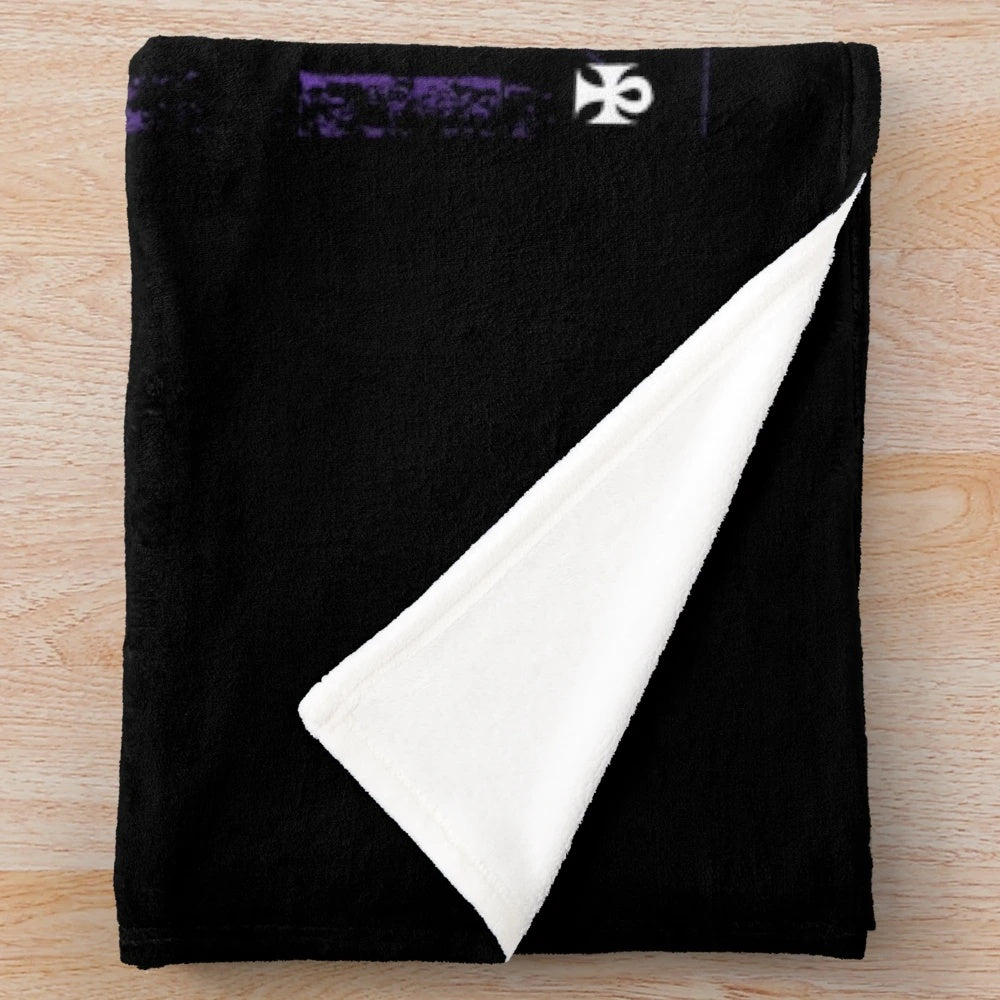 Electric Wizard inspired plush blanket with "Legalise it" design