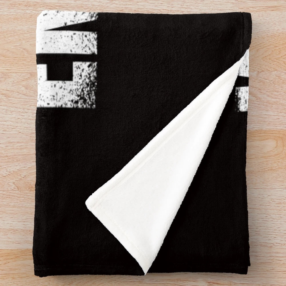 Electrical engineering themed plush blanket with "Worlds Okayest Engineer" design