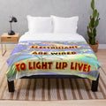 Electricians Are Wired Plush Blanket featuring electrical circuits and power symbols
