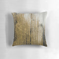 Modern black and white gold pillow with abstract art design