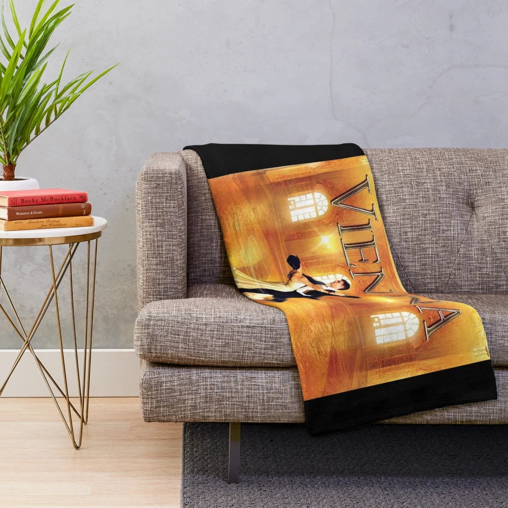 Cozy plush blanket with Andre Rieu's Forever Vienna design