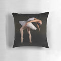 Soft, white ballet dancer pillow with delicate tutu design