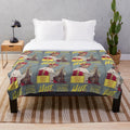 Black Queen Plush Blanket for Bedroom