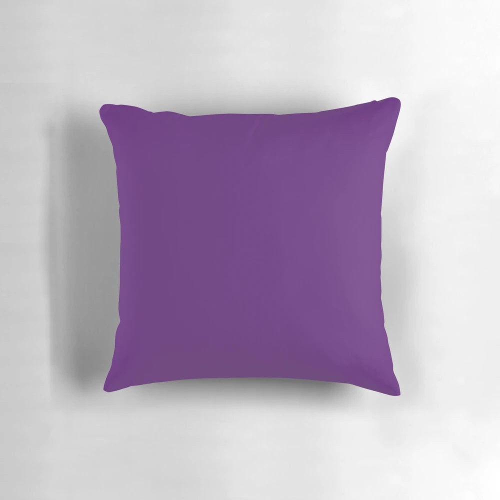 A plush, purple pillow with a rich, blackberry-inspired color for cozy and stylish home accents.