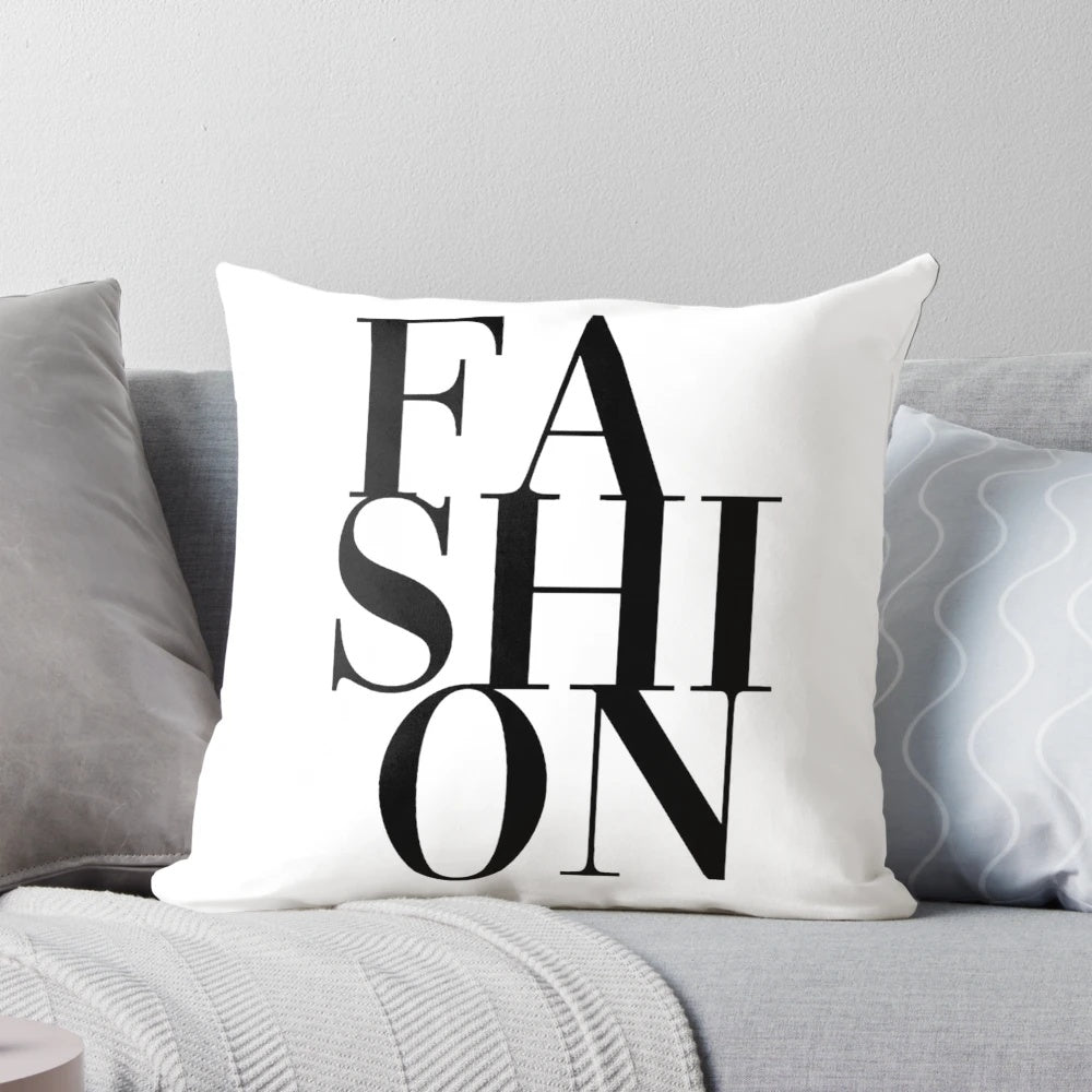 Fashionable and stylish designer pillow with a luxurious aesthetic