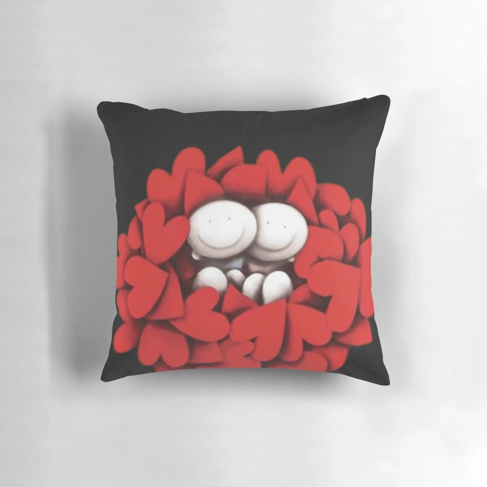 Soft, stylish Doug Hyde pillow featuring a contemporary, minimalist design