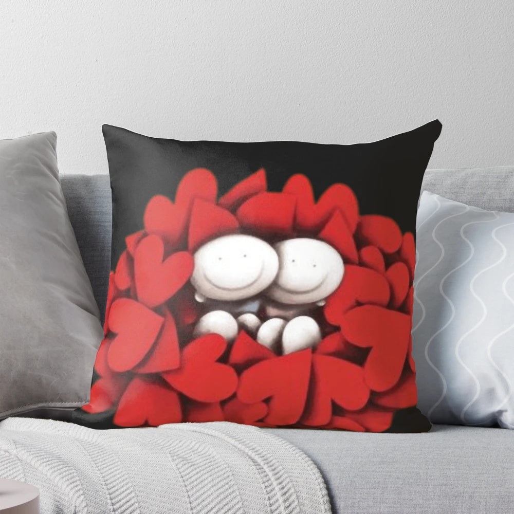 Soft, stylish Doug Hyde pillow featuring a contemporary, minimalist design