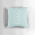 A black and white minimalist pillow featuring a dressage arena quote, perfect for horse lovers and equestrian enthusiasts.