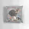 Beautiful English pointer dog pillow with pheasants, perfect for hunting enthusiasts