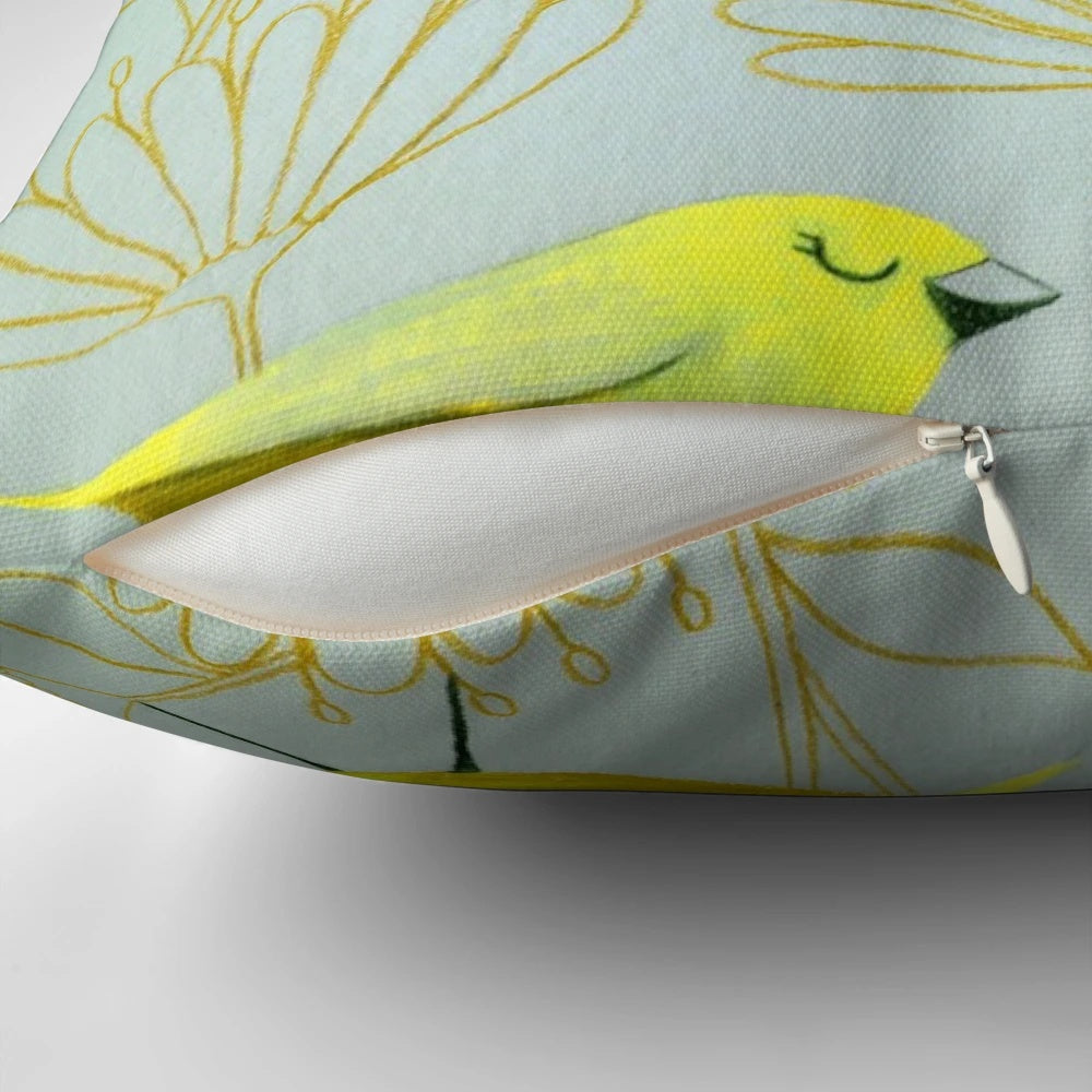 Golden birds phone case with intricate bird design