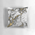 Luxury grey marble and gold streak pattern phone case cover