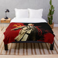 Lenin Plush Blanket featuring a decorative, fantasy-inspired design