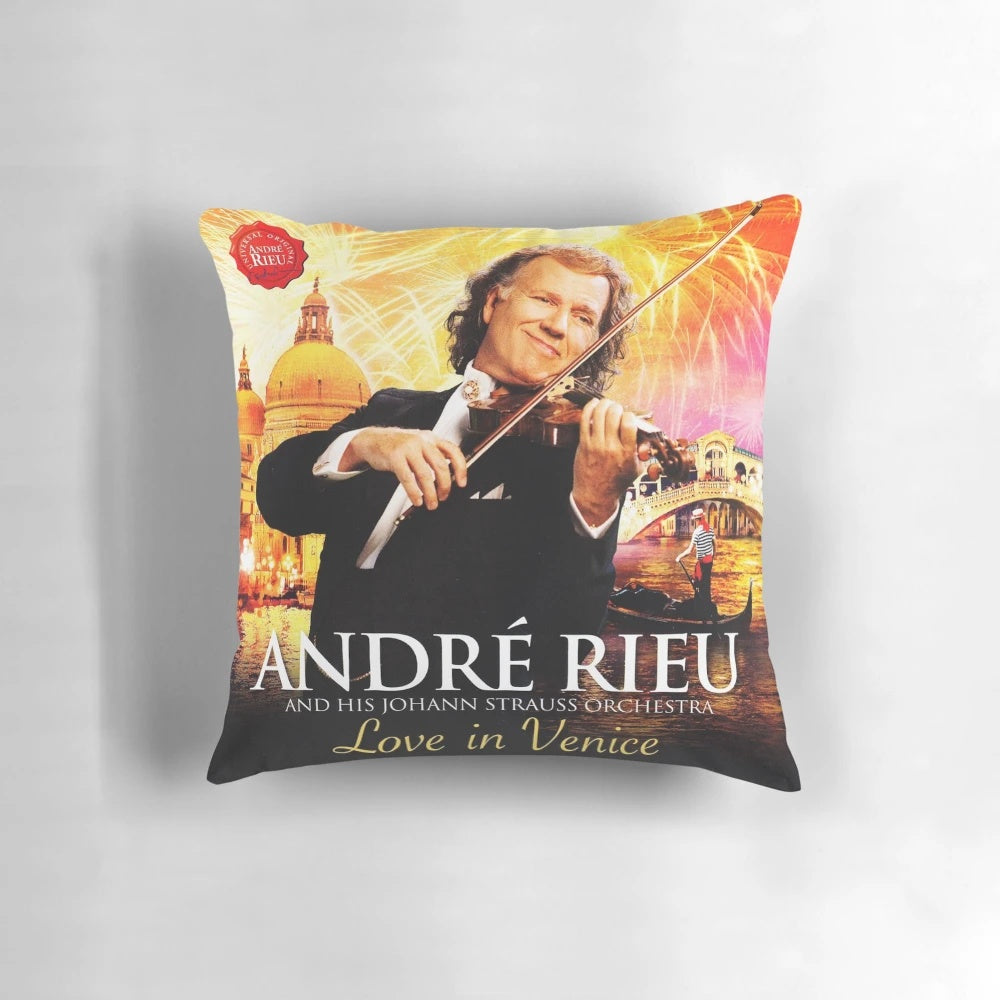Love in Venice" Pillow featuring imagery from André Rieu's popular album covers