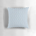 Manchester City FC themed light blue and gold floral design pillow