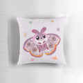 Soft, plush pillow featuring the intricate pattern of the marbled emperor moth.