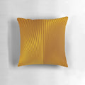 Decorative throw pillow with a stunning golden art deco style pattern