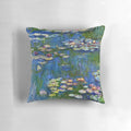 Cushion featuring Claude Monet's iconic Water Lilies painting