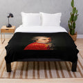 Mozart-inspired plush blanket with minimalist design