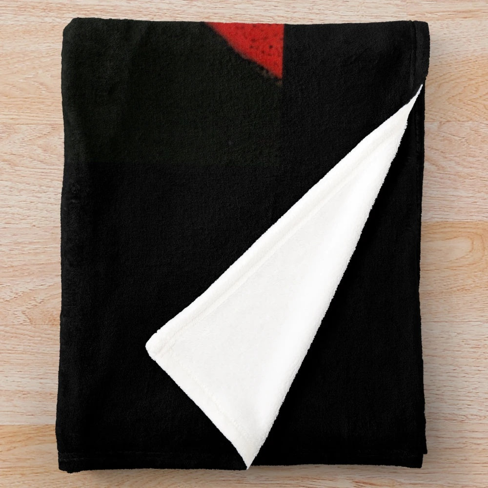 Mozart-inspired plush blanket with minimalist design