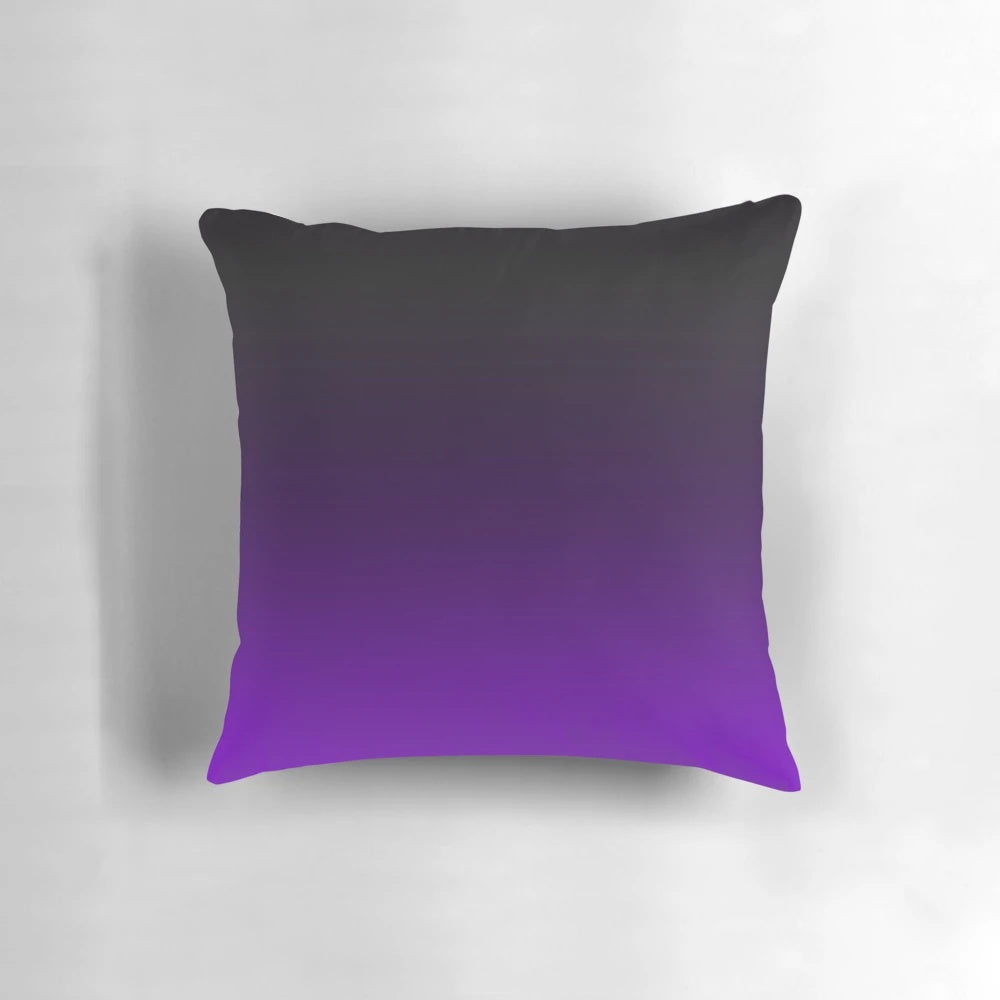 Ombre purple gradient pillow in a simple, elegant design