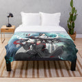 A cozy plush blanket depicting Lan Wangji and Wei Wuxian from the popular anime/novel series Mo Dao Zu Shi.