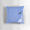 Red Kite Pillow Cover with Inspirational Bible Verse