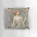 Taylor Swift Folklore album fan art printed on a soft and cozy pillow