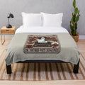 Taylor Swift inspired plush blanket featuring the TTPD logo