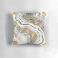 Seamless marble patterns with white, gold, and swirling designs for premium pillows and digital backgrounds