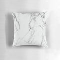 White marble with grey veins decorative pillow for modern home décor