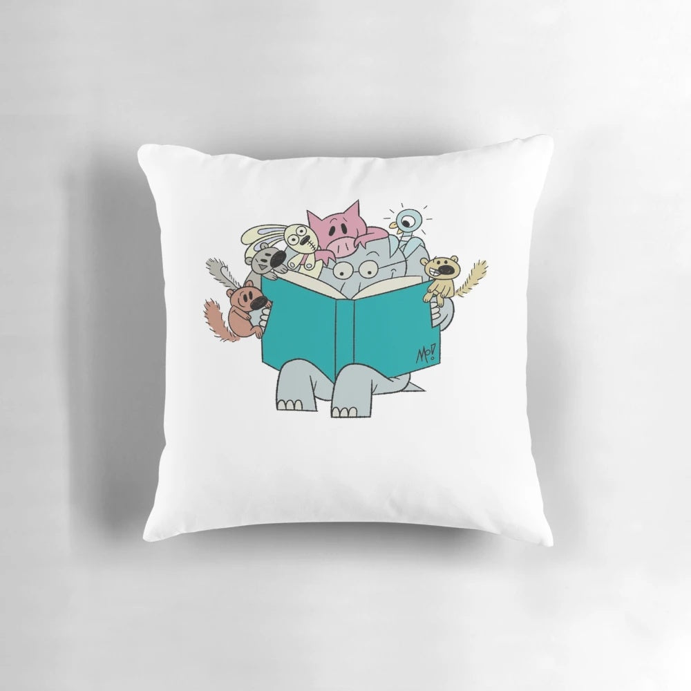 Soft and cuddly Elephant and Piggie reading pillow for kids