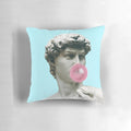 Cozy and stylish "Bad Bitches Wanna Be My Bae" pillow featuring a modern art-inspired design