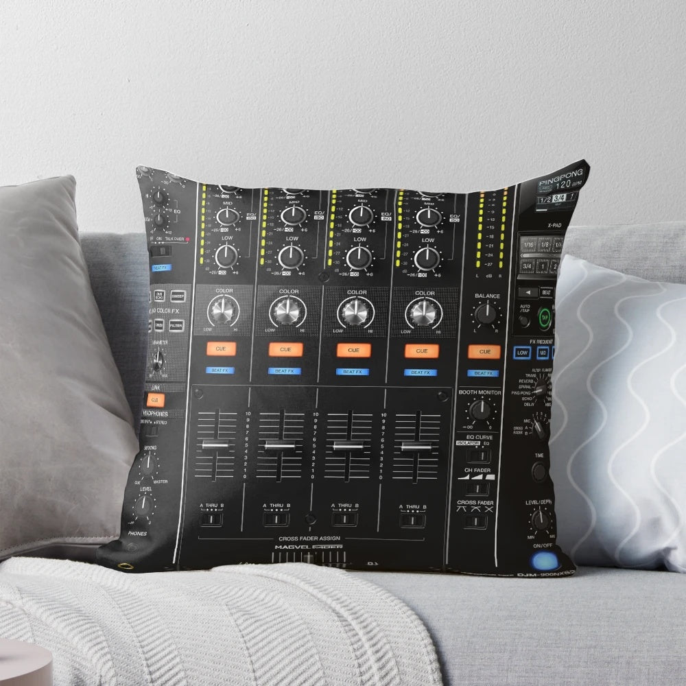 Plush pillow featuring the iconic Pioneer DJ NXS2mixer design