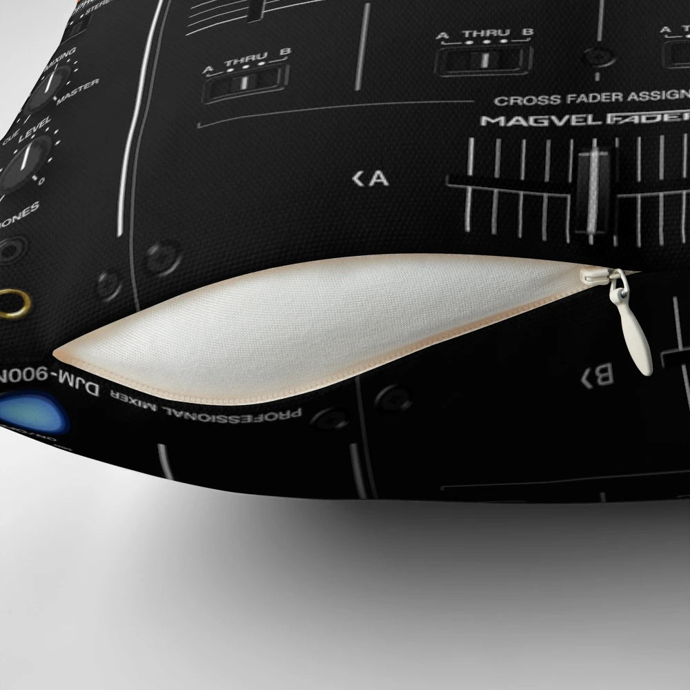 Plush pillow featuring the iconic Pioneer DJ NXS2mixer design