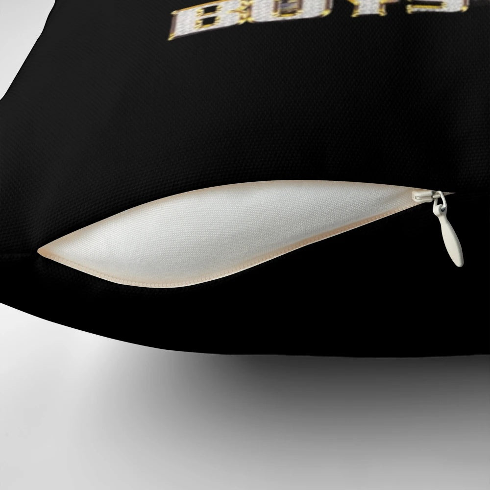Plush pillow featuring the Miami Boys Choir logo and design