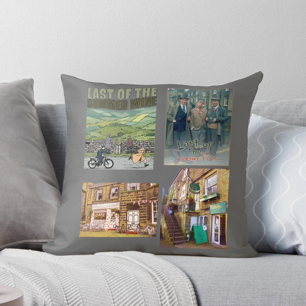 Last of Summer the Wine 11 Decorative Throw Pillow for Living Room, Bedroom Decor