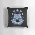 Meditation pillow with chakra alignment design and Om symbol