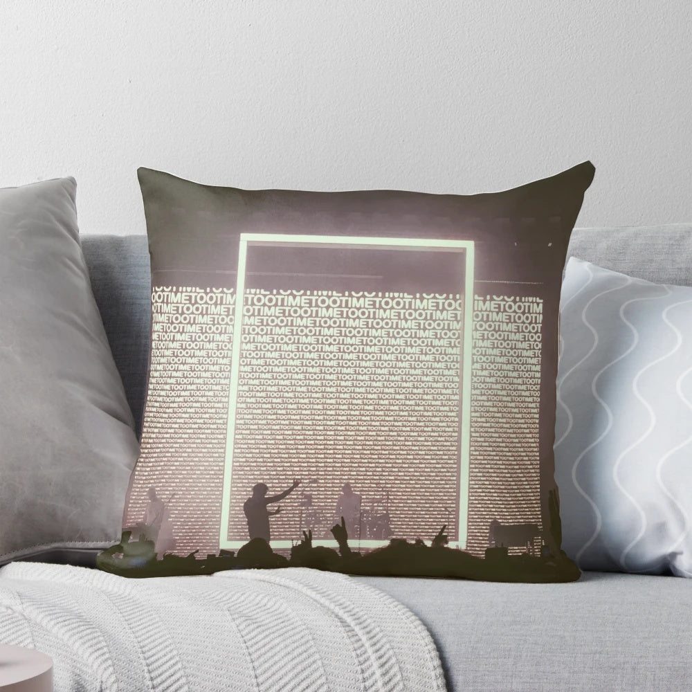 The 1975 concert pillow featuring the band's logo and imagery